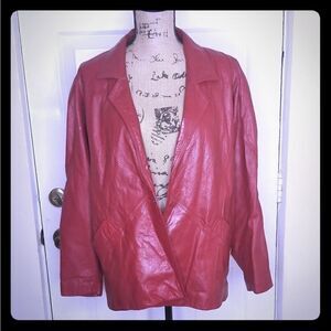 Switzers | Vintage Red Leather Jacket